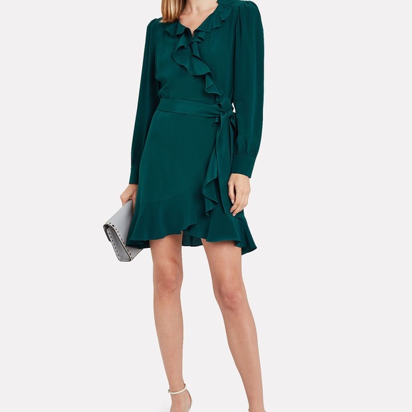 INTERMIX Dresses & Skirts - Intermix Aviana Silk Wrap Dress